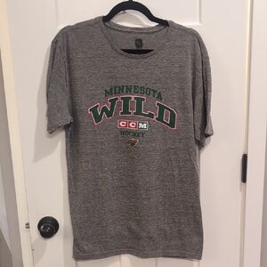 CCM Gray Short Sleeve Tee Athletic Style